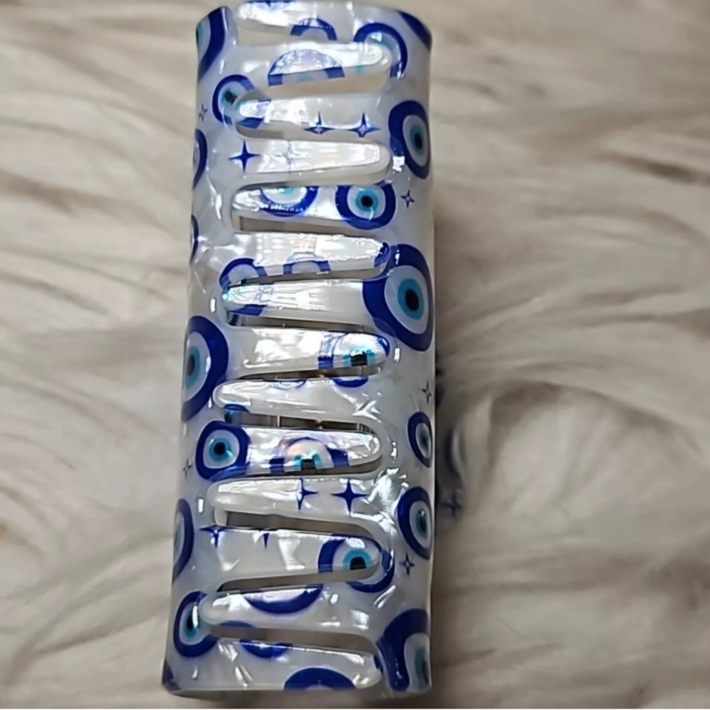 Evil Eye Celestial Hair Claw Clip - Mystic Aura Energy - Picture 3 of 5